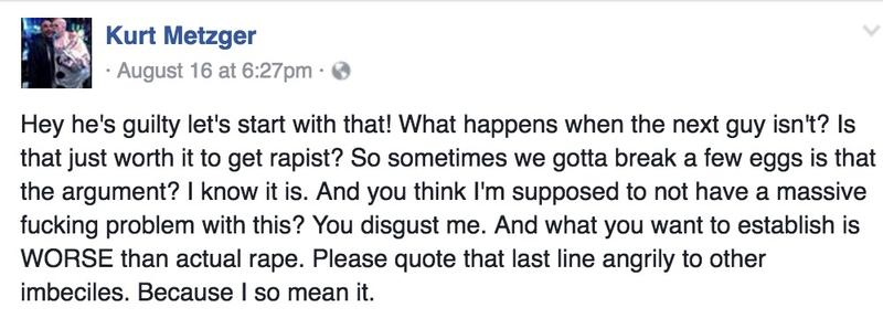 Screengrab: Kurt Metzger’s Facebook page